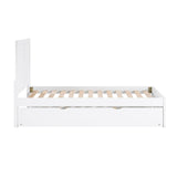 Galen White Twin Platform Bed by Homelegance at Eve Furniture