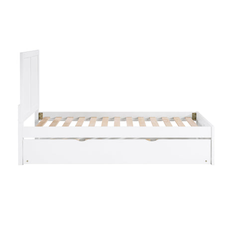 Galen White Twin Platform Bed by Homelegance at Eve Furniture