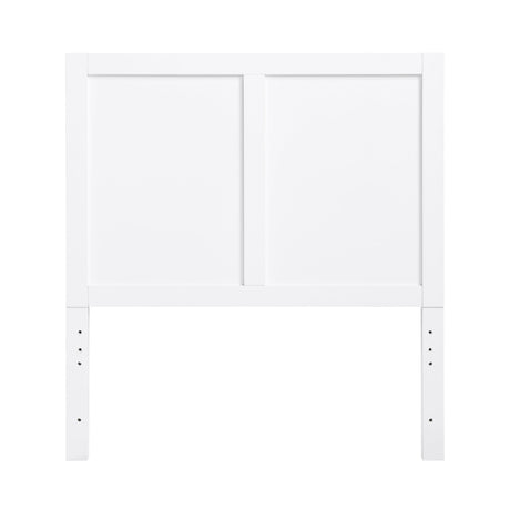 Galen White Twin Platform Bed by Homelegance at Eve Furniture