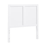 Galen White Twin Platform Bed by Homelegance at Eve Furniture