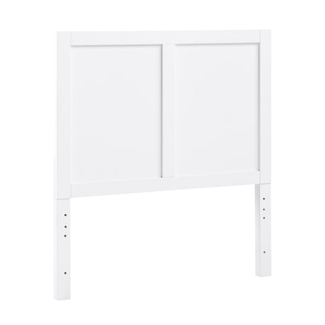 Galen White Twin Platform Bed by Homelegance at Eve Furniture