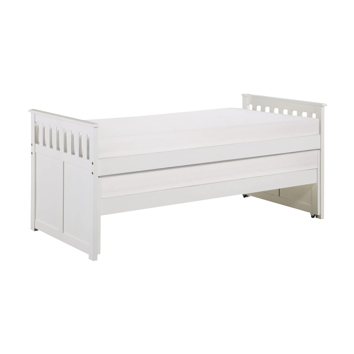 Galen White Twin/Twin Bed by Homelegance at Eve Furniture