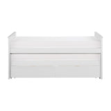 Galen White Twin/Twin Bed with Storage Boxes by Homelegance at Eve Furniture
