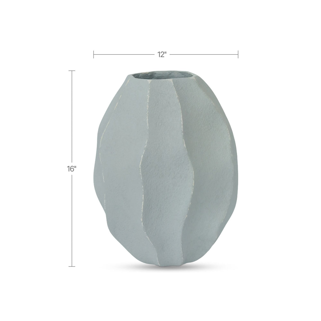 Gali Blue 16-in Vessel by Moe's Home at Eve Furniture