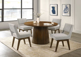 Galindo Light Grey Upholstered Dining Side Chair (Set Of 2) by Coaster at Eve Furniture