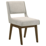 Galindo Light Grey Upholstered Dining Side Chair (Set Of 2) by Coaster at Eve Furniture