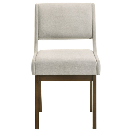 Galindo Light Grey Upholstered Dining Side Chair (Set of 2) by Coaster at Eve Furniture
