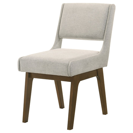 Galindo Light Grey Upholstered Dining Side Chair (Set of 2) by Coaster at Eve Furniture