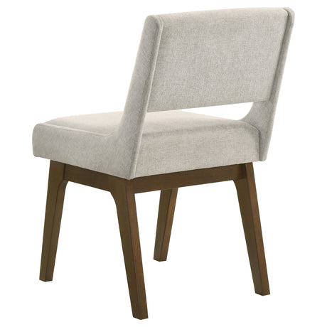 Galindo Light Grey Upholstered Dining Side Chair (Set of 2) by Coaster at Eve Furniture