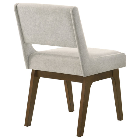 Galindo Light Grey Upholstered Dining Side Chair (Set of 2) by Coaster at Eve Furniture