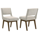 Galindo Light Grey Upholstered Dining Side Chair (Set Of 2) by Coaster at Eve Furniture