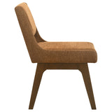 Galindo Nutmeg / Walnut Upholstered Dining Side Chair (Set Of 2) by Coaster at Eve Furniture