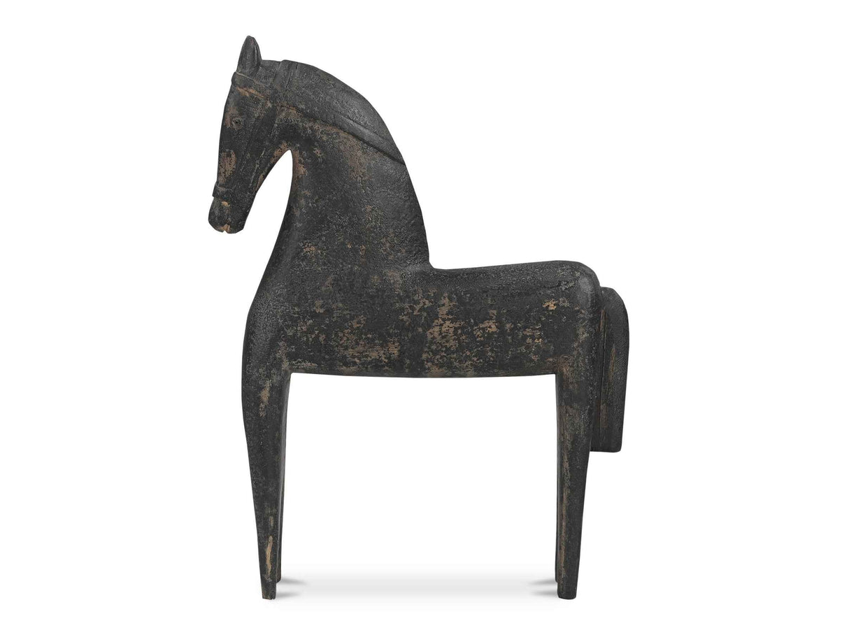 Gallant Black Wooden Sculpture by Moe's Home at Eve Furniture