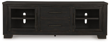 Galliden Black 80" TV Stand by Ashley at Eve Furniture