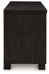 Galliden Black 80" TV Stand by Ashley at Eve Furniture