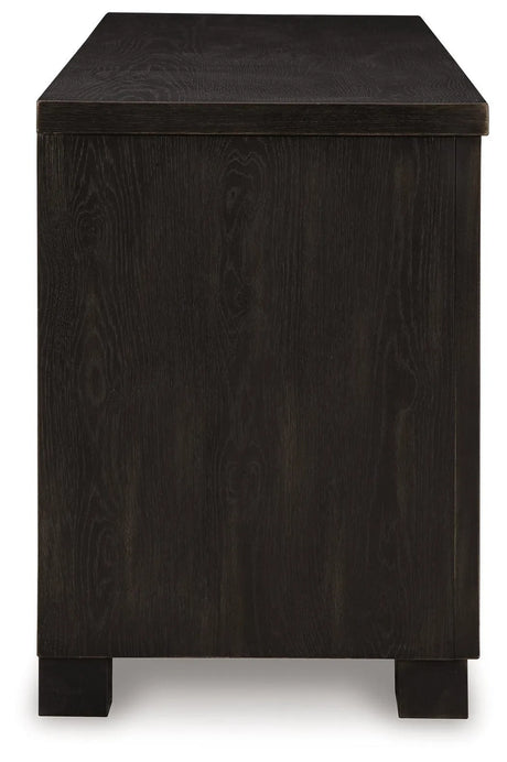 Galliden Black 80" TV Stand by Ashley at Eve Furniture