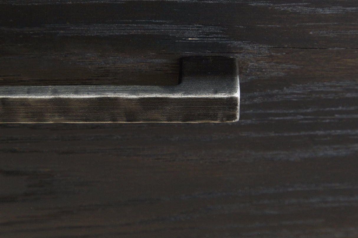 Galliden Black 80" TV Stand by Ashley at Eve Furniture