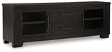 Galliden Black 80" TV Stand by Ashley at Eve Furniture