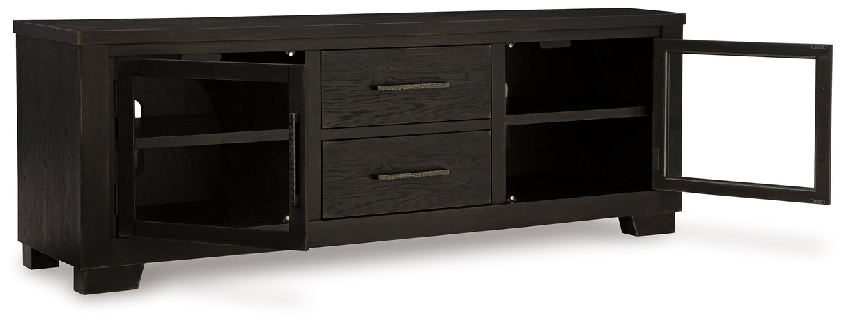 Galliden Black 80" TV Stand