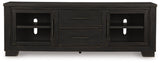 Galliden Black 80" TV Stand