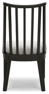 Galliden Black Dining Chair, Set of 2 by Ashley at Eve Furniture