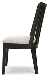 Galliden Black Dining Chair, Set of 2