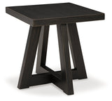 Galliden Black End Table