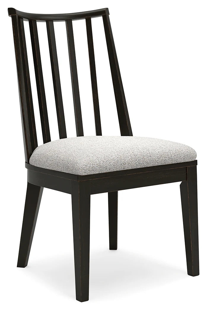 Galliden Black/Brown Extendable Dining Table and 10 Chairs by Ashley at Eve Furniture