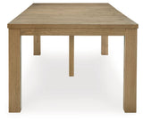 Galliden Light Brown Dining Extension Table