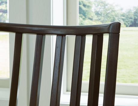 Galliden Light Brown Dining Table and 8 Chairs by Ashley at Eve Furniture