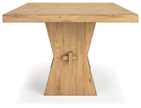 Galliden Light Brown Dining Table