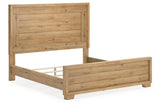 Galliden Light Brown King Panel Bed by Ashley at Eve Furniture