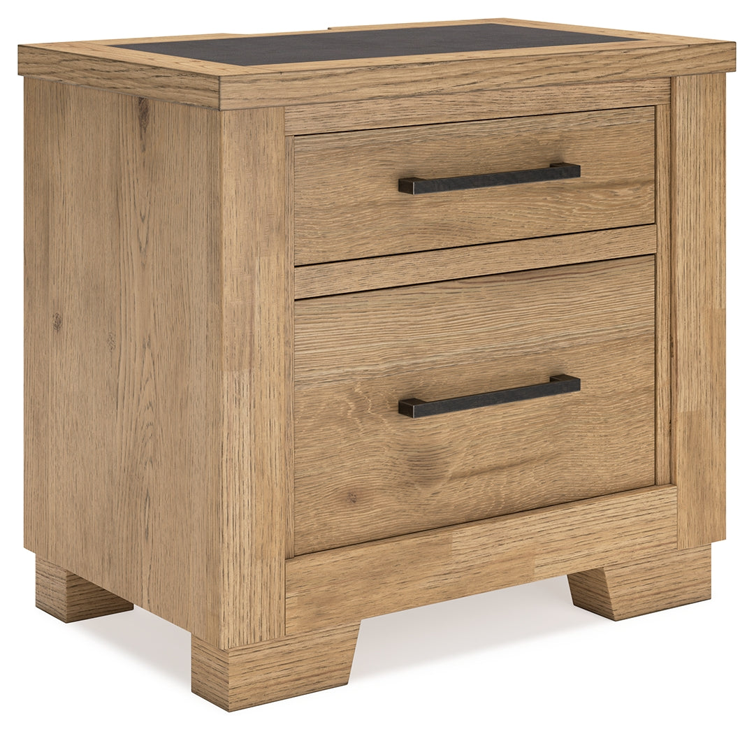 Galliden Light Brown Nightstand