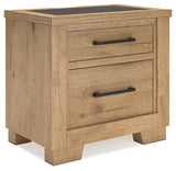 Galliden Light Brown Nightstand