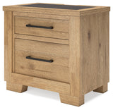 Galliden Light Brown Nightstand