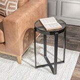 Gallie Black Accent Table by Classic Home at Eve Furniture