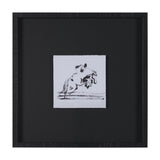 Galloping Gracefully by Santhosh ch Hand-Embellished Framed Artwork Matted under Glass by Mercana at Eve Furniture