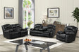 Galveston Black Leather Gel Reclining Living Room Set by Happy Homes at Eve Furniture