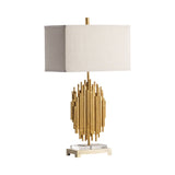 Galveston Gold/Brass Table Lamp by Crestview at Eve Furniture