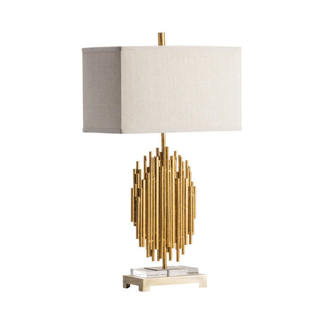 Galveston Gold/Brass Table Lamp by Crestview at Eve Furniture