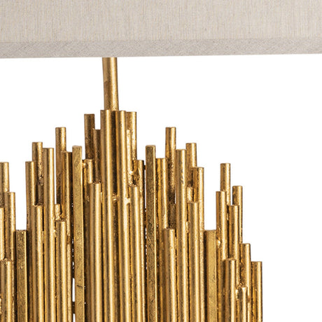 Galveston Gold/Brass Table Lamp by Crestview at Eve Furniture