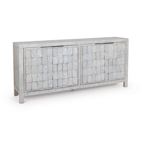 Gama 4 Door Cabinet - Blue Washed by Classic Home at Eve Furniture