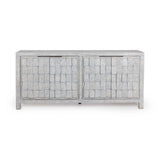 Gama Blue Washed 4 Door Cabinet by Classic Home at Eve Furniture