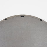 Gambit Round Gray Wash Wood Frame Wall Mirror by Mercana at Eve Furniture