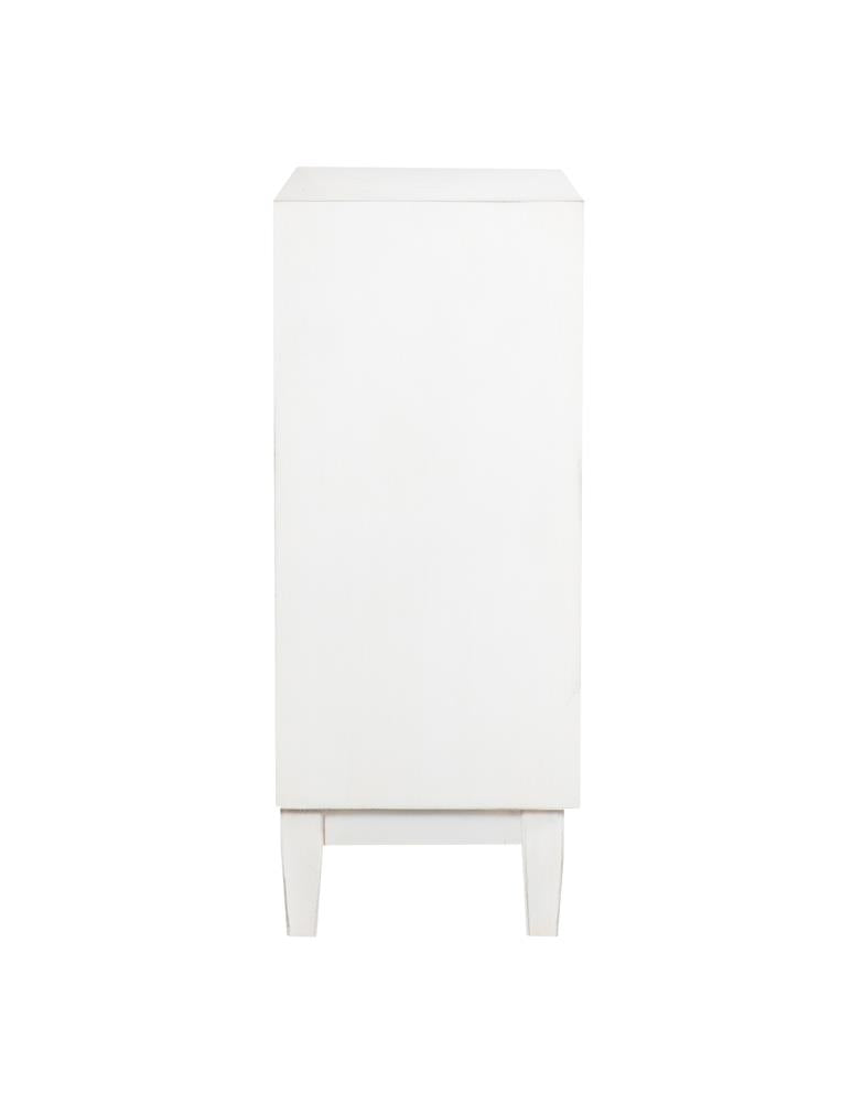 Gambon White Rectangular 2-Door Accent Cabinet