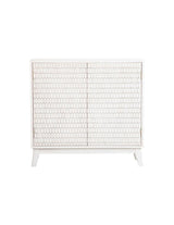 Gambon White Rectangular 2-Door Accent Cabinet