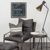 Game Room SQ by Mercana Studio a Hand Embellished Framed Art Print by Mercana at Eve Furniture