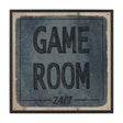 Game Room SQ by Mercana Studio a Hand Embellished Framed Art Print by Mercana at Eve Furniture
