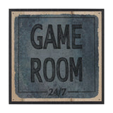 Game Room SQ by Mercana Studio a Hand Embellished Framed Art Print by Mercana at Eve Furniture