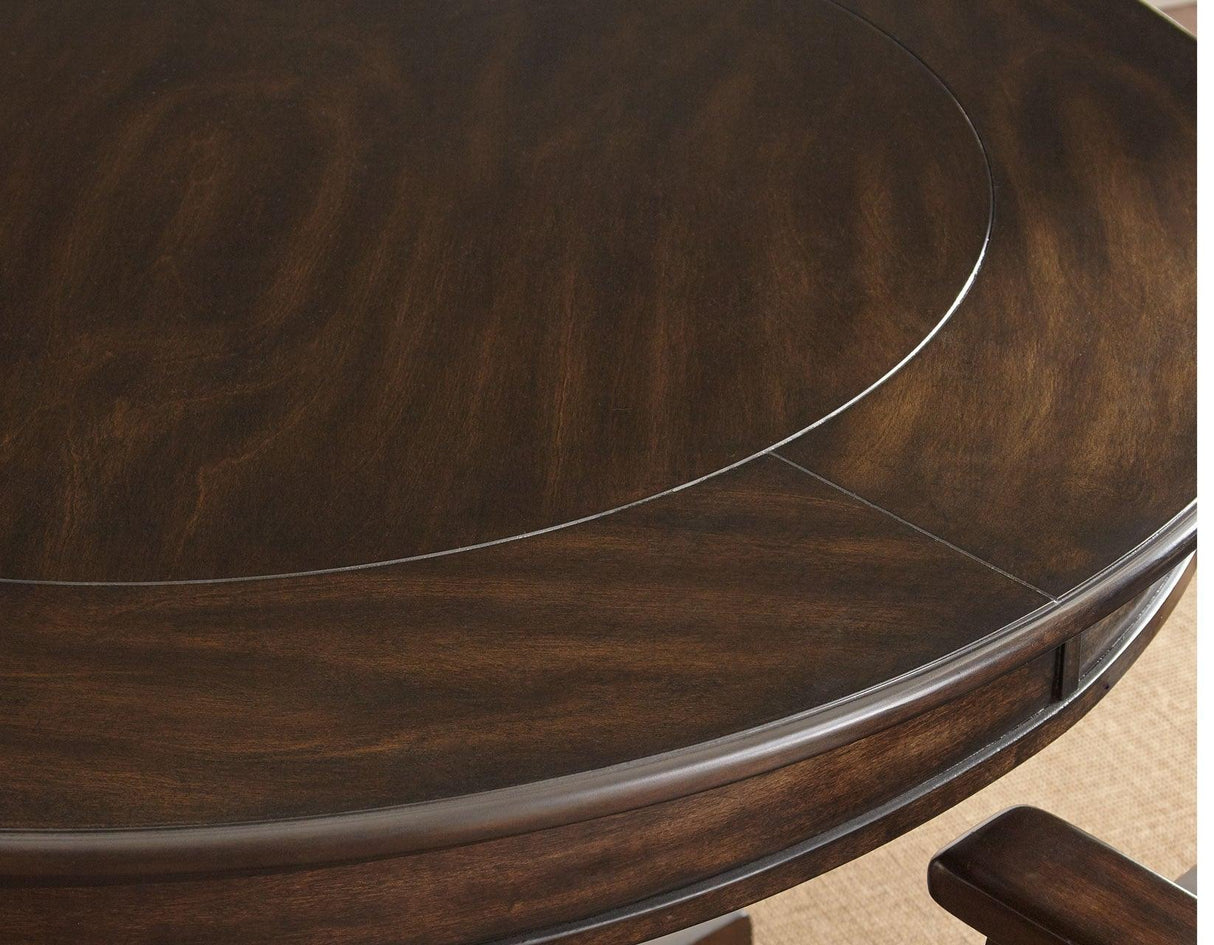 Game Table and Chairs, Ruby, 6-Piece by Steve Silver at Eve Furniture